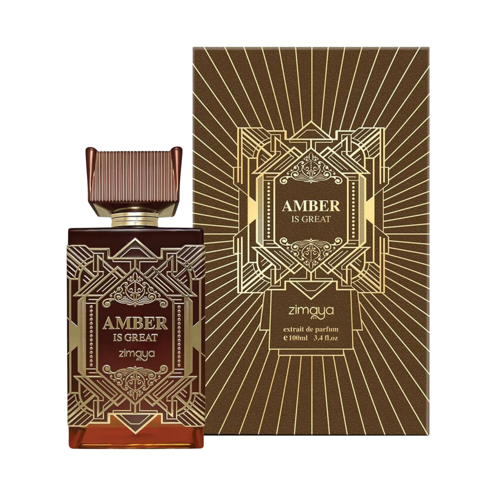 AFNAN ZIMAYA AMBER IS GREAT UNISEX 100 ML EDP - Image 2