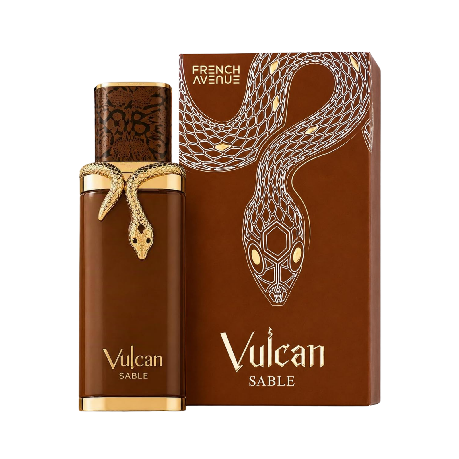 FRAGRANCE WORLD FRENCH AVENUE VULCAN SABLE UNISEX 100 ML EDP - Imagen 2