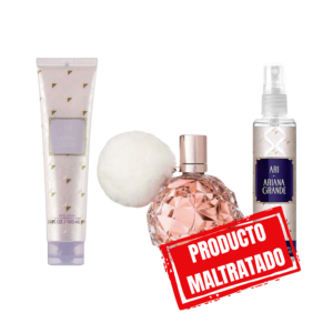 SET ARIANA GRANDE ARI WOMAN 3 PIEZAS (100 ML EDP + 118 ML BODY MIST + 100 ML BODY SOUFFLE)